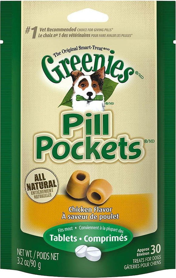 Greenies Pill Pockets Canine Chicken Flavor Dog Treats