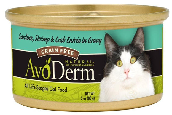 Avoderm Natural Sardine Shrimp and Crab Meat Canned Cat Food