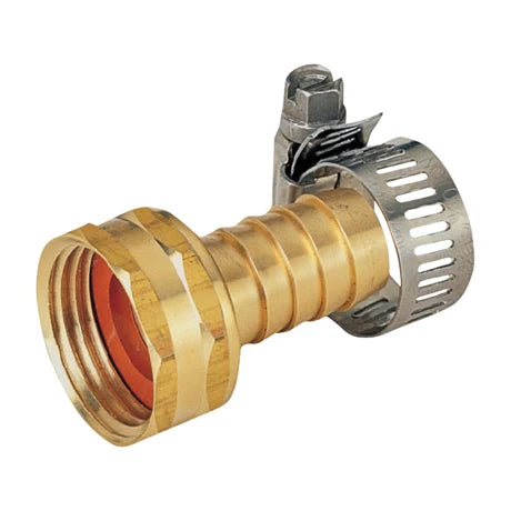 Landscapers Select GB958F3L Garden Hose Coupling with Clamp Female Brass (5/8