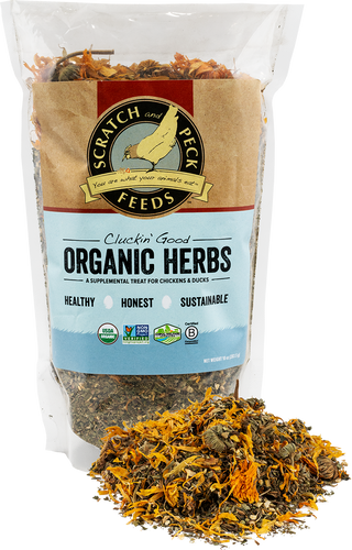 Scratch and Peck Feeds Cluckin’ Good Organic Herbs