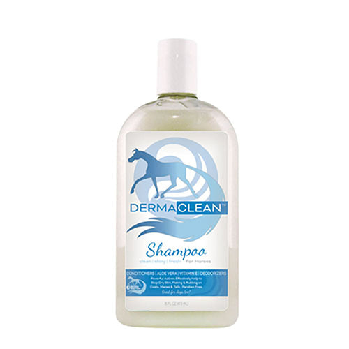 Healthy Hair Care Horse Shampoo Antibacterial Derma Clean for Coat, Mane & Tail (16 oz)