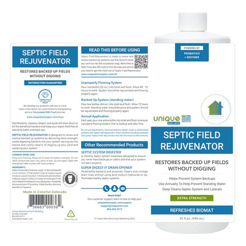 Unique Drain + Septic Septic Field Rejuvenator