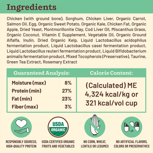 Primal Pet Foods Kibble in the Raw Chicken Recipe for Dogs