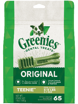 Greenies Teenie Original Dental Dog Chews (12-oz, single pouch)