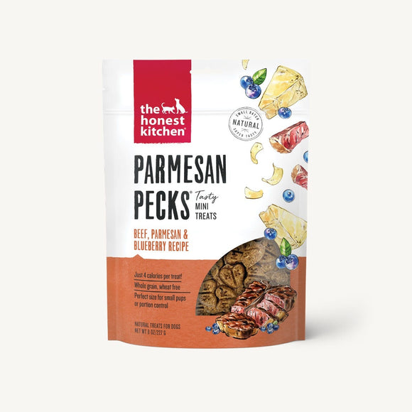 Honest Kitchen Parmesan Pecks - Beef, Parmesan & Blueberry Recipe